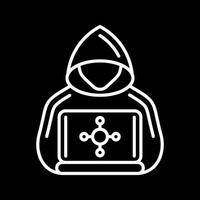 icono de vector de hacker