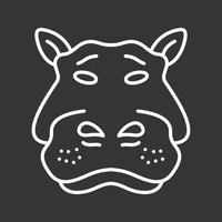 Hippo Vector Icon