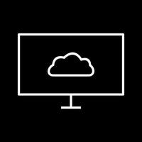 Unique Cloud System Vector Icon