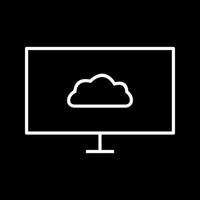 Unique Cloud System Vector Icon