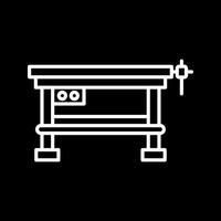 Work Bench Vector Icon