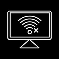 Disconnected Network Vector Icon
