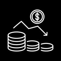 Money Loss Vector Icon