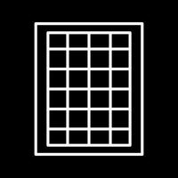Table of Rates Vector Icon