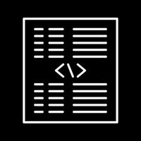 Piece of Code Vector Icon