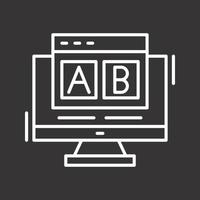 AB Testing Vector Icon