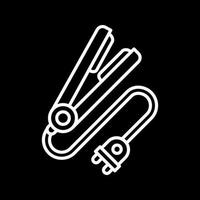 Hair iron Vector Icon