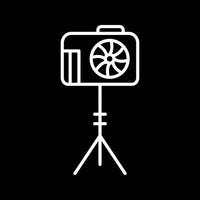 Unique Camera Stand Vector Icon