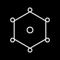 Unique Nodes Vector Icon