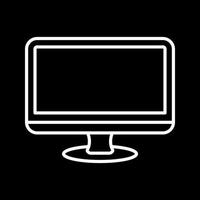 monitor de icono de vector