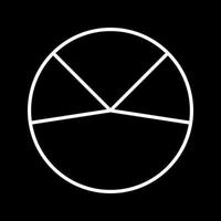 Pie Chart Analysis Vector Icon