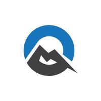 Mountain icon Logo vector