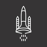 Space Shuttle Vector Icon