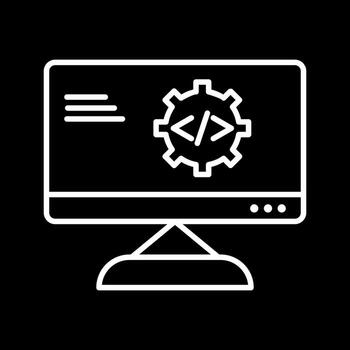 Unique Code Optimization Vector Icon