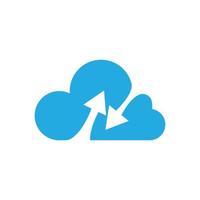 Cloud template vector