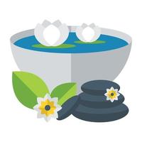 Trendy Aroma therapy vector