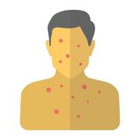 Trendy Chickenpox Concepts vector