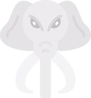 diseño de icono de vector de mamut