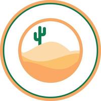 Desert Sand Filled Icon vector