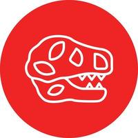 Tyrannosaurus Vector Icon Design