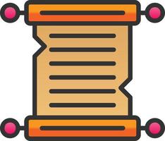 Parchment Vector Icon Design