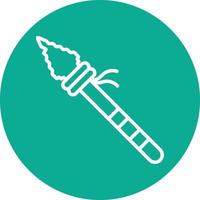 Spear Vector Icon Design