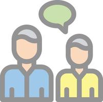 Talk Vector Icon Design