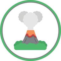 diseño de icono de vector de volcán