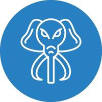 diseño de icono de vector de mamut