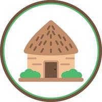 Hut Vector Icon Design
