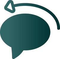 Auto Reply Vector Icon Design