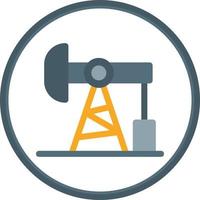 Oil Pump Filled Icon vector