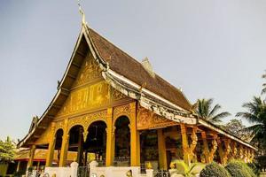 Thai temple view photo