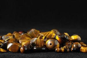 Tiger eye beads photo