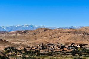 paisaje en marruecos foto