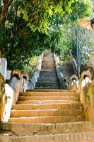 Temple stairs view photo