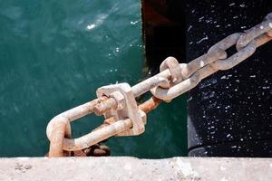 Metal on boat photo