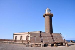 Remote lighthouse scene photo