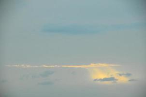 cielo con nubes foto