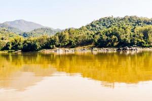 Rural landscape in Eastern Asia photo