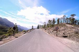 Rocky landscape on the Canary Islands photo