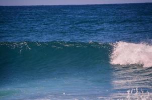 Huge sea waves photo