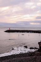 Rocky landscape on the Canary Islands photo