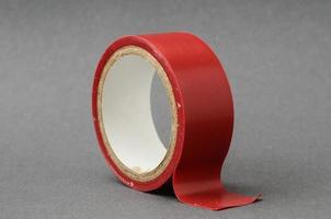 Adhesive tape rolls close-up photo