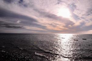 Rocky landscape on the Canary Islands photo