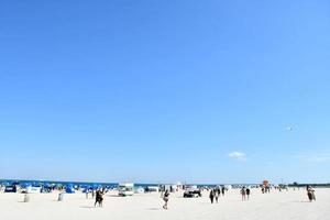 People at the beach photo