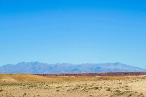 Desert landscape view photo