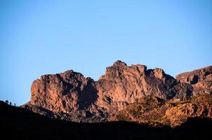 Rocky landscape on the Canary Islands photo