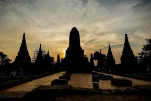 Ancient Buddhist temple in East Asia photo