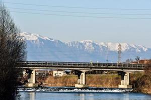 Bridge over water photo